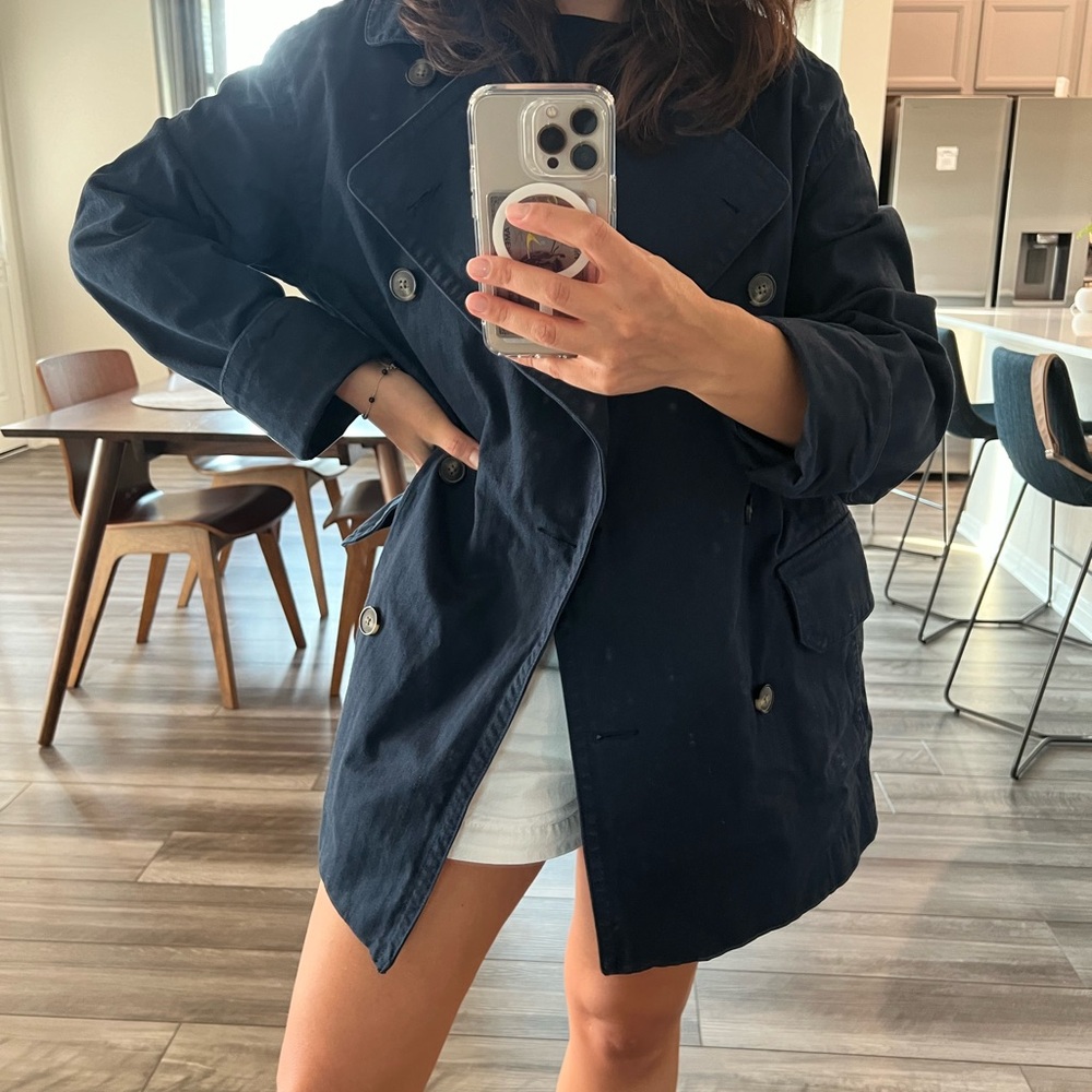 Everlane Cotton Herringbone Jacket